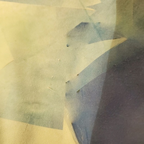 Reebok Leggings Womens Size XSmall Blue Ocean Theme Stretch Gym Yoga Beach - Picture 7 of 7